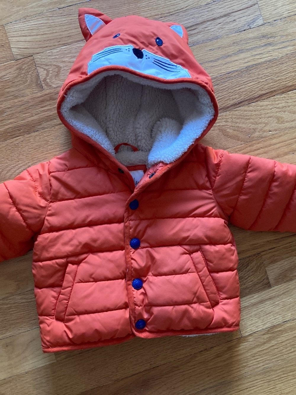 Baby Boden Fox Winter Jacket